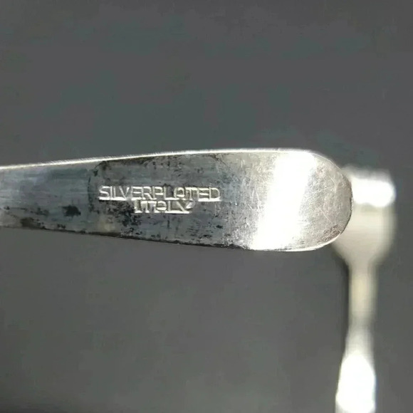 Silver Plated Italy Horsd'oeuvre 2 Forks - Picture 2 of 5